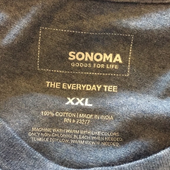 🆕 Men’s Sonoma Basic Blue Tee - Picture 3 of 5